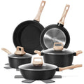 SODAY 12-Piece Healthy Granite Cookware Set (100% Toxin-Free & Non-Stick)