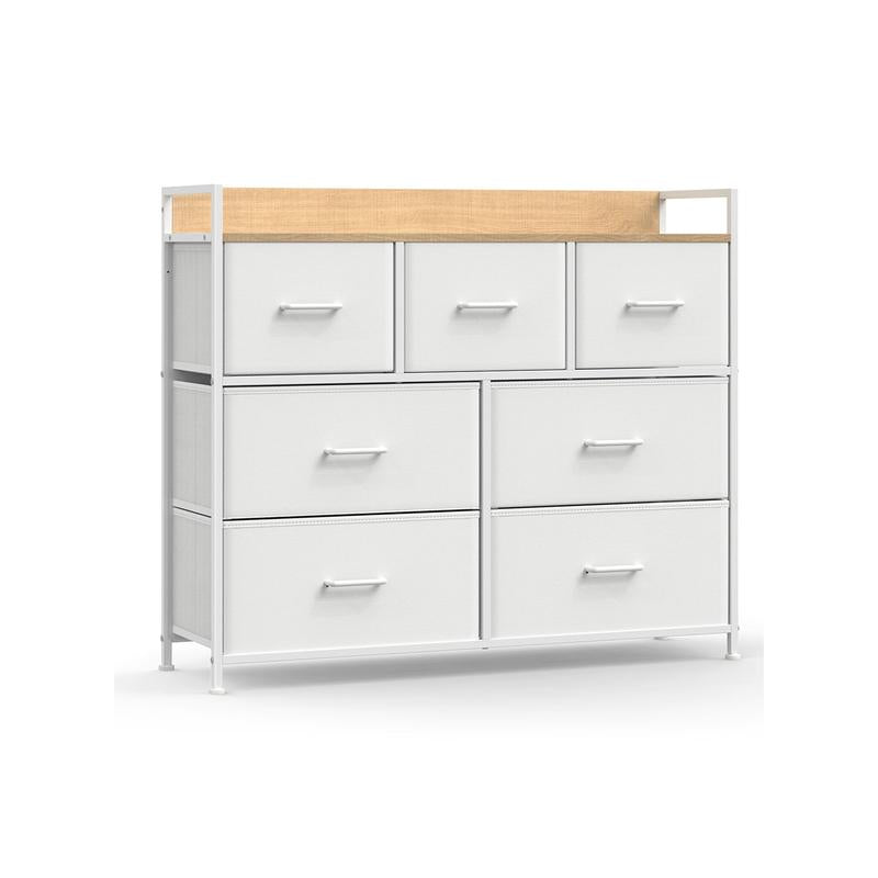 SONGMICS Modern 7-Drawer Storage Unit | Space-Saving Organizer for Bedrooms