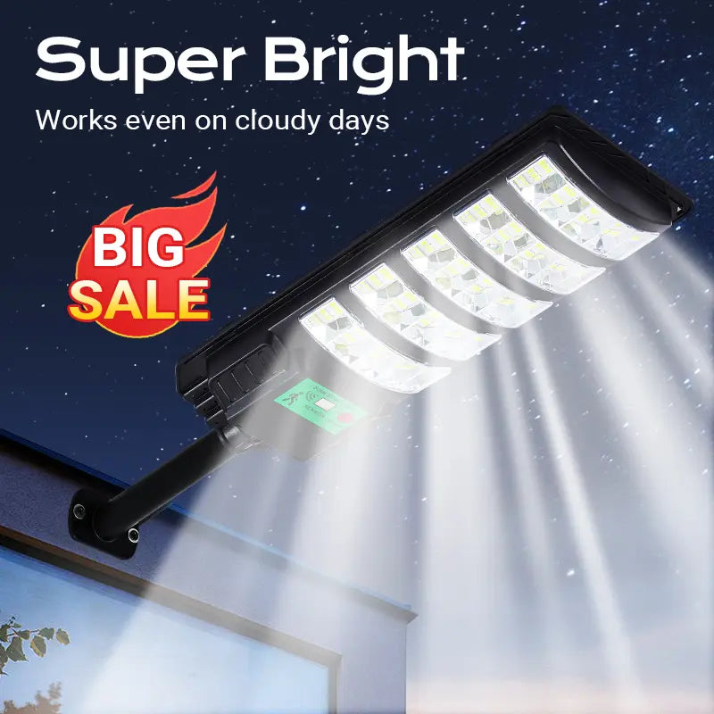 Ultra-Bright Solar Security Light (100% Eco-Powered & IP65 Waterproof)