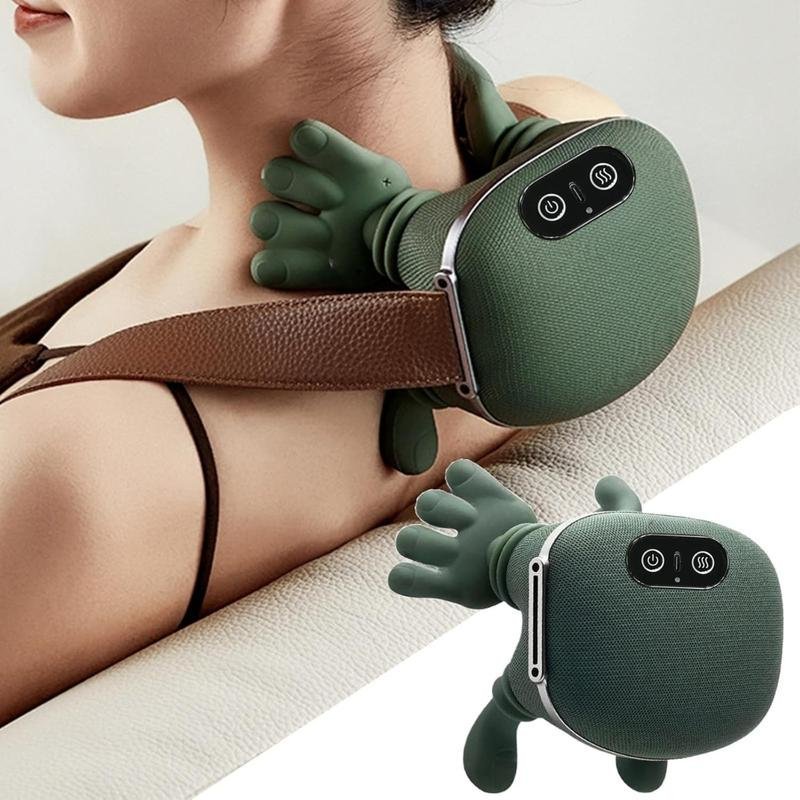 Real-Feel Ergonomic Shoulder & Cervical Massager